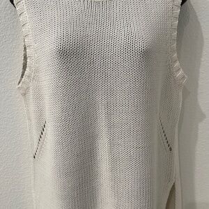 NEW | 27 Miles Malibu | CLEO | Sleeveless | Knit Sweater Top | Off WHITE | Boho